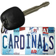 Cardinals Strip Art Novelty Metal Key Chain KC-13210