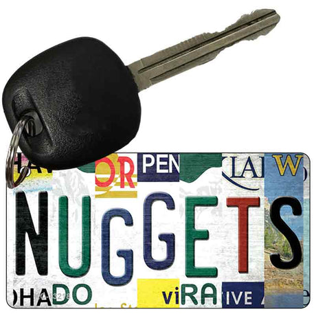 Nuggets Strip Art Novelty Metal Key Chain KC-13218