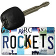 Rockets Strip Art Novelty Metal Key Chain KC-13221