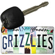 Grizzlies Strip Art Novelty Metal Key Chain KC-13225