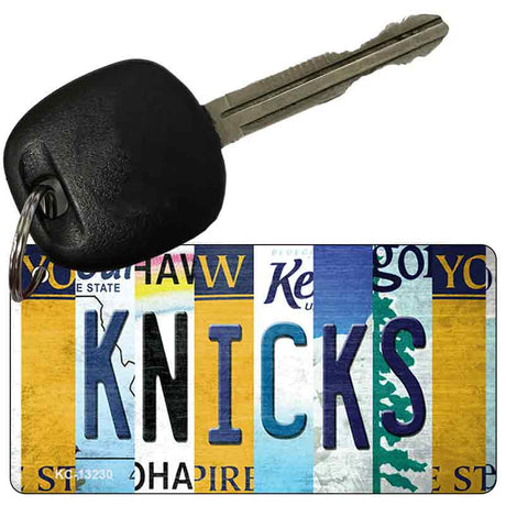 Knicks Strip Art Novelty Metal Key Chain KC-13230