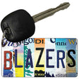 Blazers Strip Art Novelty Metal Key Chain KC-13235