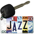 Jazz Strip Art Novelty Metal Key Chain KC-13239