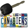 Canadiens Strip Art Novelty Metal Key Chain KC-13245