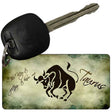 Taurus Novelty Aluminum Key Chain KC-1324