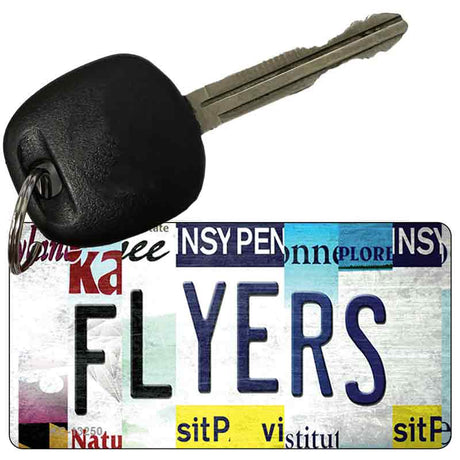 Flyers Strip Art Novelty Metal Key Chain KC-13250