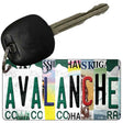 Avalanche Strip Art Novelty Metal Key Chain KC-13259