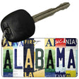 Alabama Strip Art Novelty Metal Key Chain KC-13272