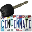 Cincinnati Strip Art Novelty Metal Key Chain KC-13274