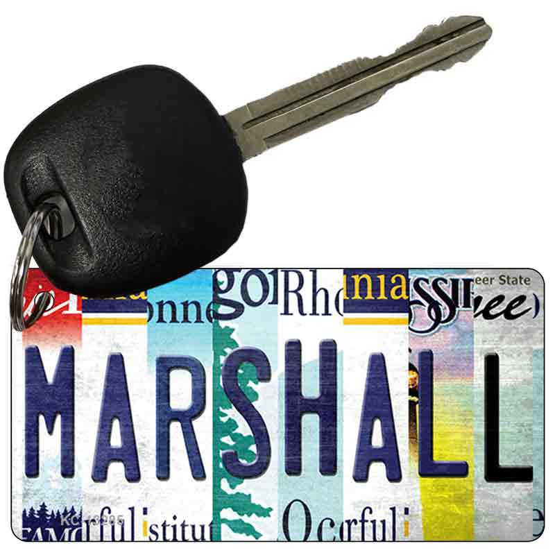 Marshall Strip Art Novelty Metal Key Chain KC-13285