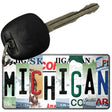 Michigan Strip Art Novelty Metal Key Chain KC-13289