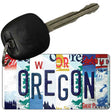 Oregon Strip Art Novelty Metal Key Chain KC-13310