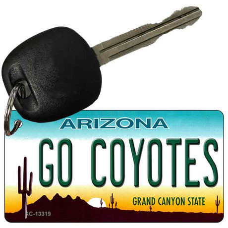 Go Coyotes Novelty Metal Key Chain KC-13319