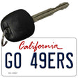 Go 49ers Novelty Metal Key Chain KC-13327