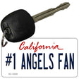 Number 1 Angels Fan Novelty Metal Key Chain KC-13330