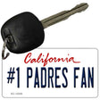 Number 1 Padres Fan Novelty Metal Key Chain KC-13336