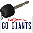 Go Giants Novelty Metal Key Chain KC-13337