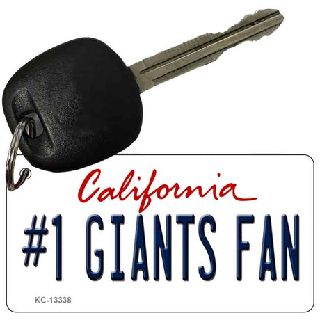 Number 1 Giants Fan Novelty Metal Key Chain KC-13338