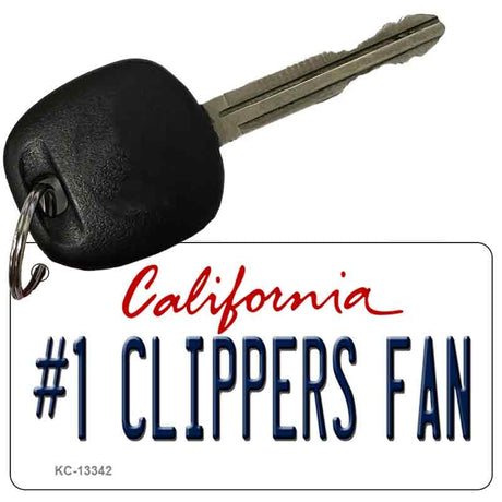 Number 1 Clippers Fan Novelty Metal Key Chain KC-13342