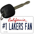 Number 1 Lakers Fan Novelty Metal Key Chain KC-13344