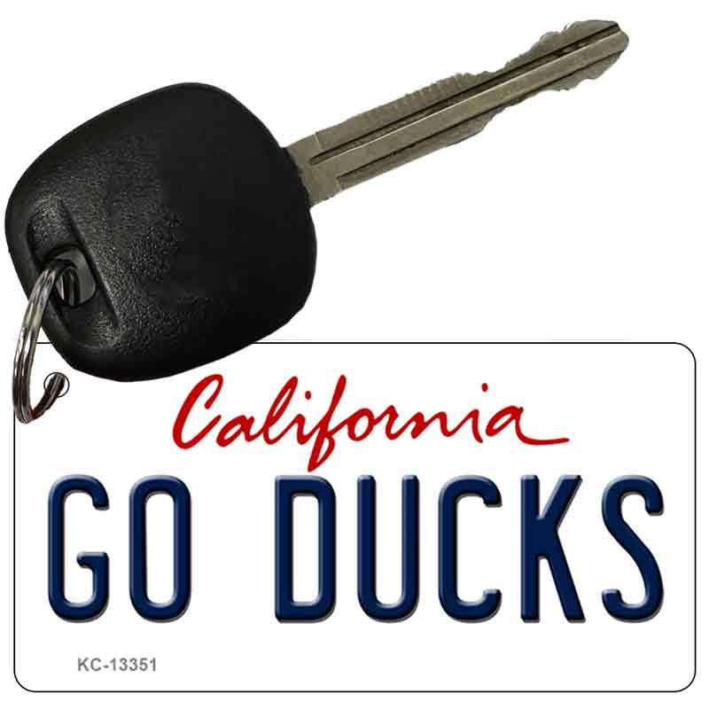 Go Ducks Novelty Metal Key Chain KC-13351