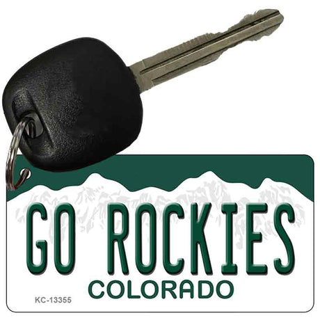 Go Rockies Novelty Metal Key Chain KC-13355