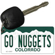 Go Nuggets Novelty Metal Key Chain KC-13357