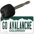 Go Avalanche Novelty Metal Key Chain KC-13359