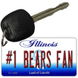 Number 1 Bears Fan Novelty Metal Key Chain KC-13386