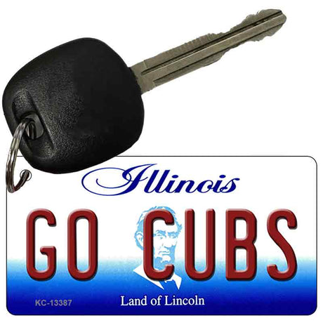 Go Cubs Novelty Metal Key Chain KC-13387