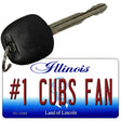 Number 1 Cubs Fan Novelty Metal Key Chain KC-13388