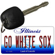 Go White Sox Novelty Metal Key Chain KC-13389