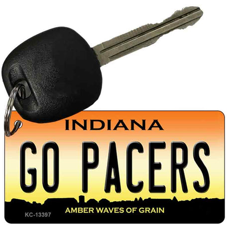 Go Pacers Novelty Metal Key Chain KC-13397