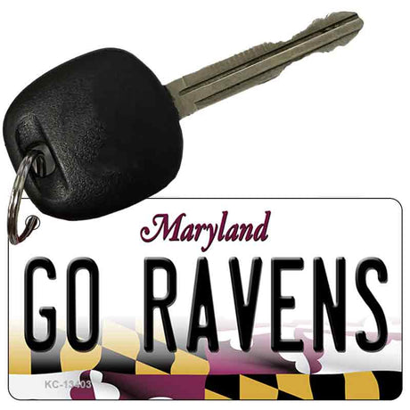 Go Ravens Novelty Metal Key Chain KC-13403