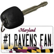 Number 1 Ravens Fan Novelty Metal Key Chain KC-13404