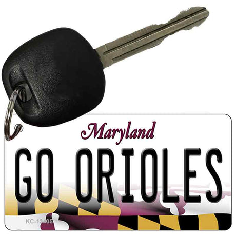 Go Orioles Novelty Metal Key Chain KC-13405