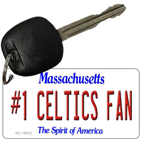 Number 1 Celtics Fan Novelty Metal Key Chain KC-13412