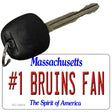 Number 1 Bruins Fan Novelty Metal Key Chain KC-13414