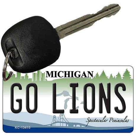 Go Lions Novelty Metal Key Chain KC-13415