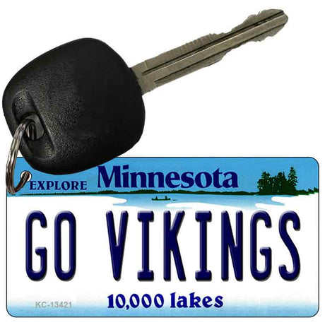 Go Vikings Novelty Metal Key Chain KC-13421