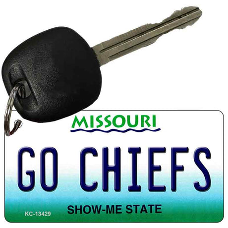 Go Chiefs Novelty Metal Key Chain KC-13429