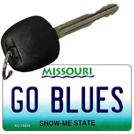 Go Blues Novelty Metal Key Chain KC-13435