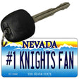 Number 1 Golden Knights Fan Novelty Metal Key Chain KC-13440