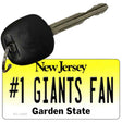 Number 1 Giants Fan Novelty Metal Key Chain KC-13442