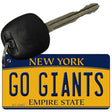 Go Giants Novelty Metal Key Chain KC-13447