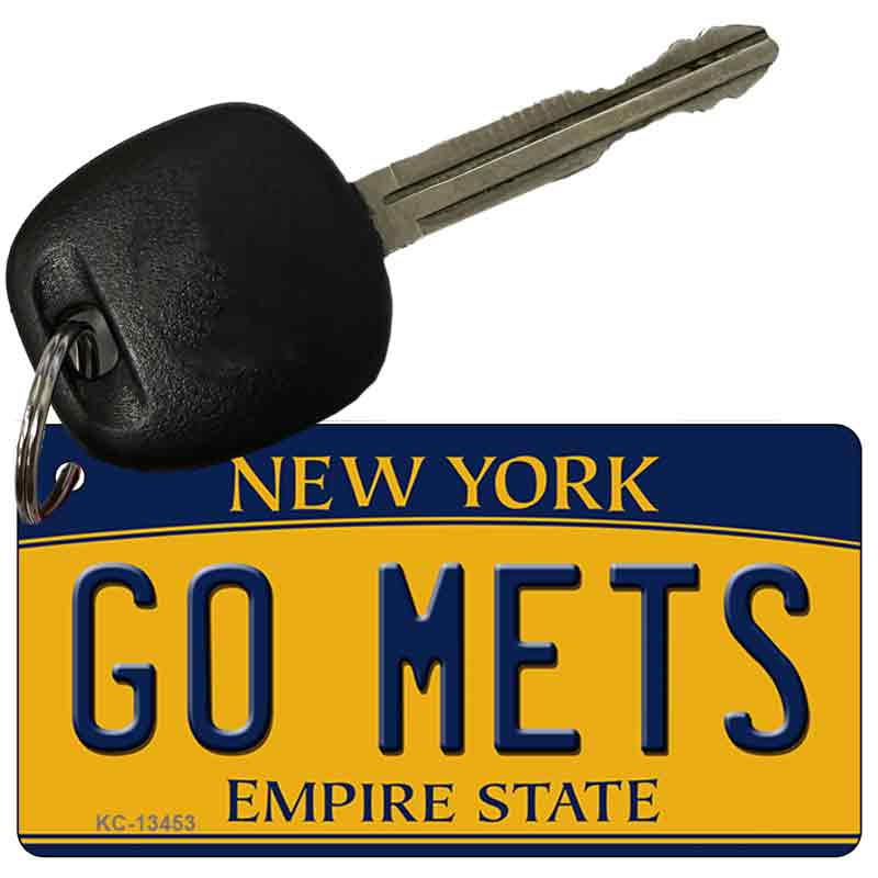 Go Mets Novelty Metal Key Chain KC-13453