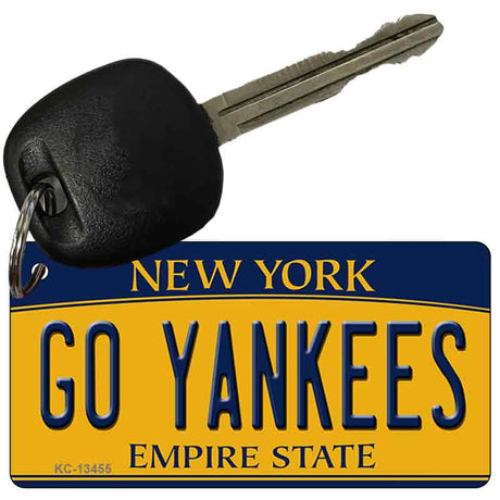 Go Yankees Novelty Metal Key Chain KC-13455