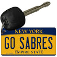 Go Sabres Novelty Metal Key Chain KC-13463