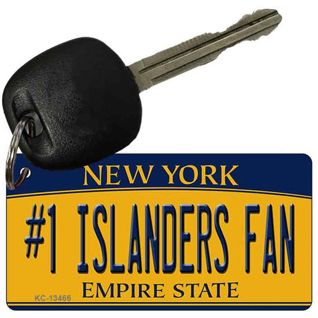 Number 1 Islanders Fan Novelty Metal Key Chain KC-13466