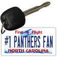 Number 1 Panthers Fan Novelty Metal Key Chain KC-13468